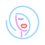 Diamond Cabaret - neon icon of a woman